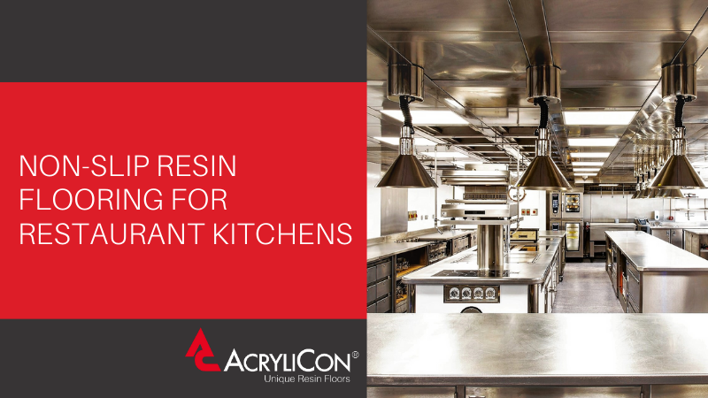Non-Slip Resin Flooring For Restaurant Kitchens