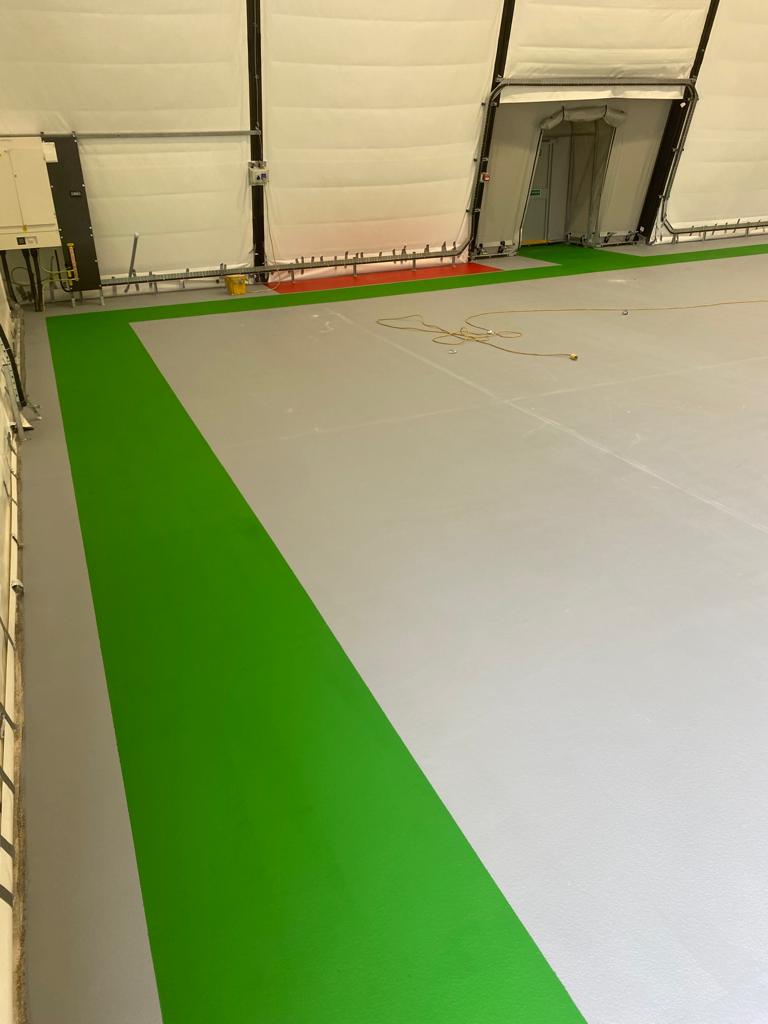 ESD Aircraft Hangar Floor Installation